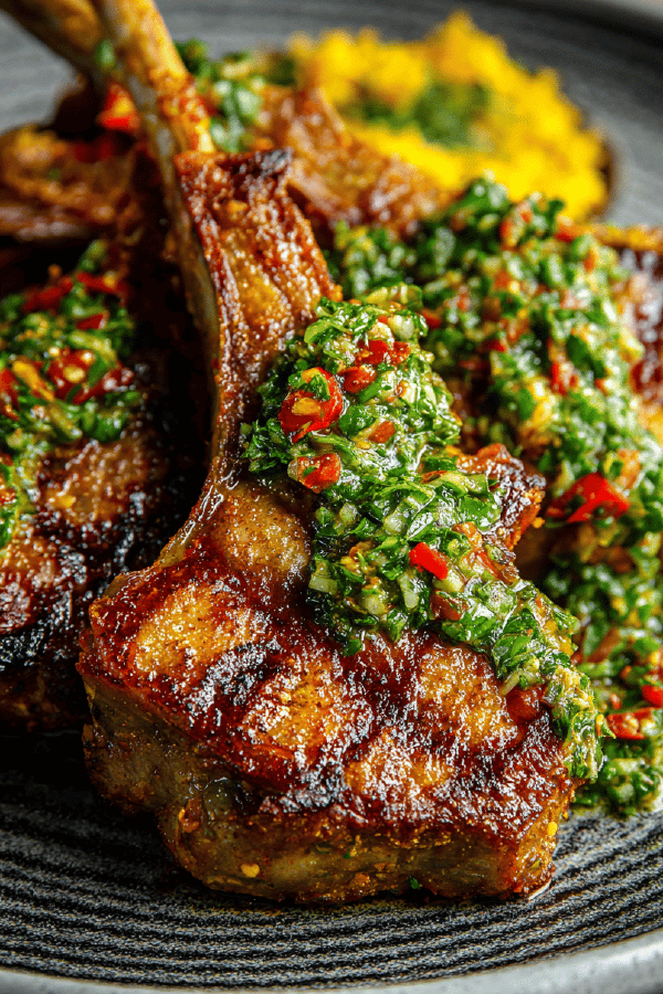 Lamb Chops with Mint Gremolata
