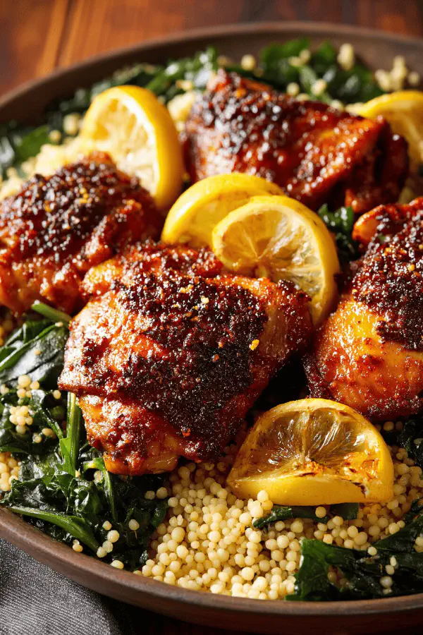 Lemon Paprika Chicken Thighs