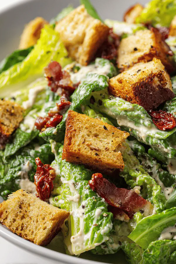 Light Caesar Salad Twist