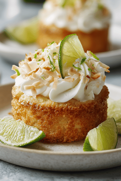 Lime Coconut Mini-Cakes