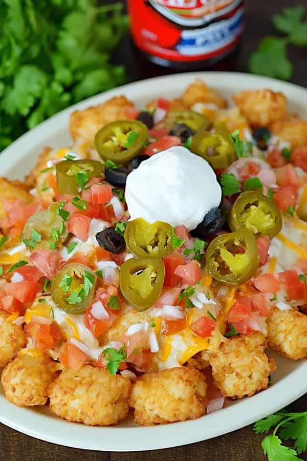 Loaded Crispy Tot Nachos