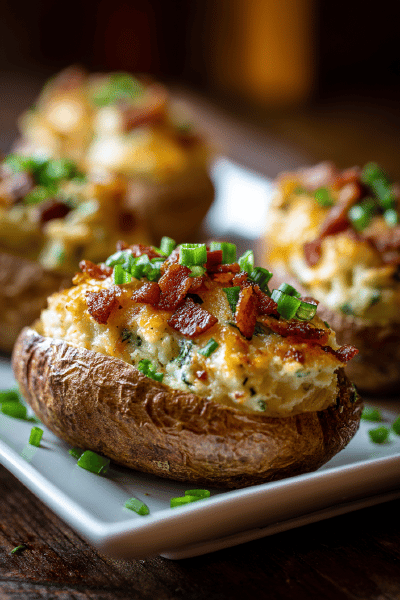 Loaded Stuffed Potatoes