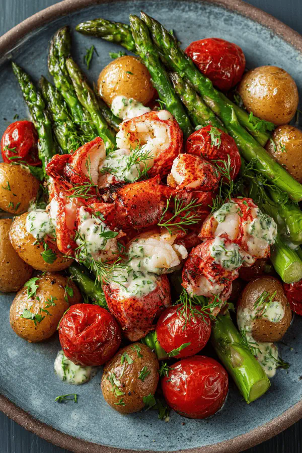 Lobster Asparagus Salad