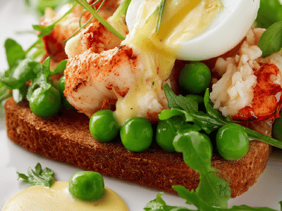 Lobster Pea Benedictine