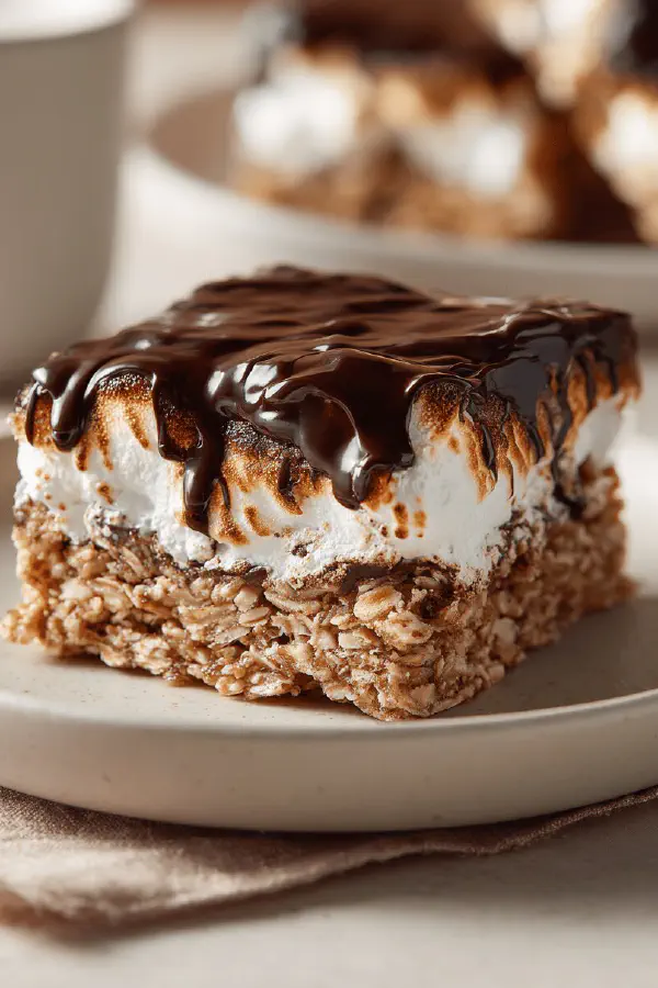 Maple Marshmallow Chocolate Bars