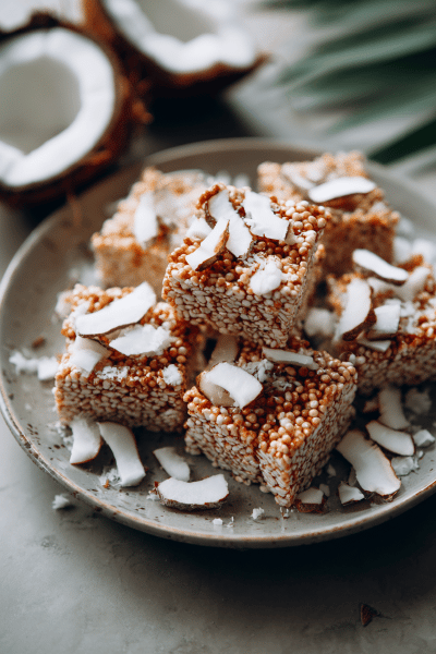 Marshmallow Rice Crispy Bars Twist