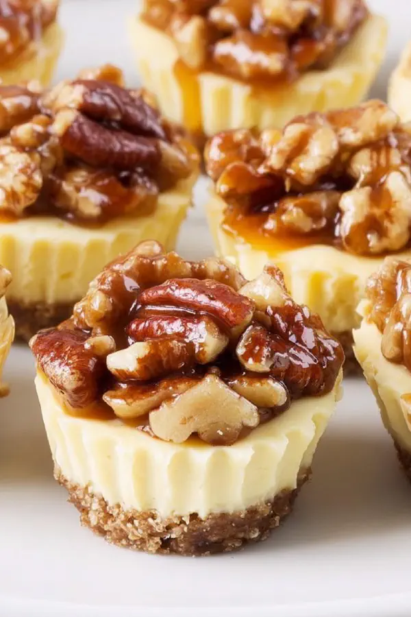 Mini Pecan Cheesecake Bites