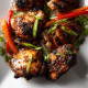 Grilled Kale Chicken Salad