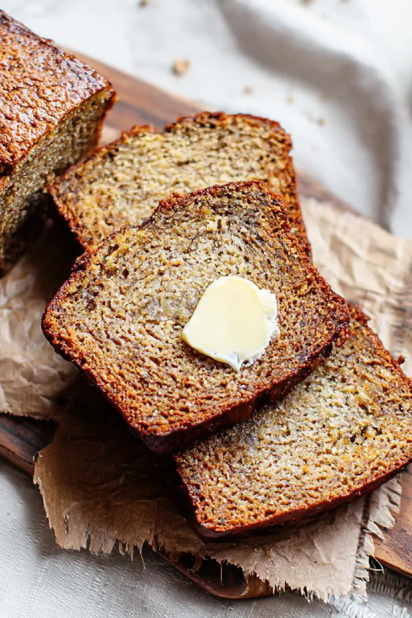Moist Banana Miso Loaf