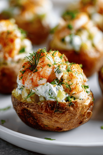 Nordic Shrimp Stuffed Potatoes