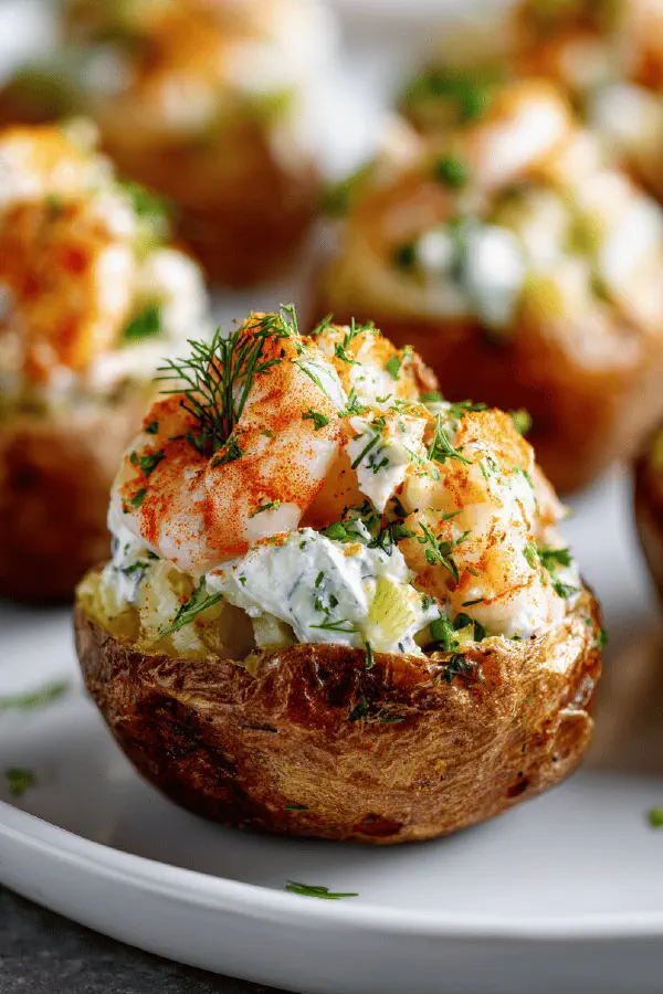 Nordic Shrimp Stuffed Potatoes