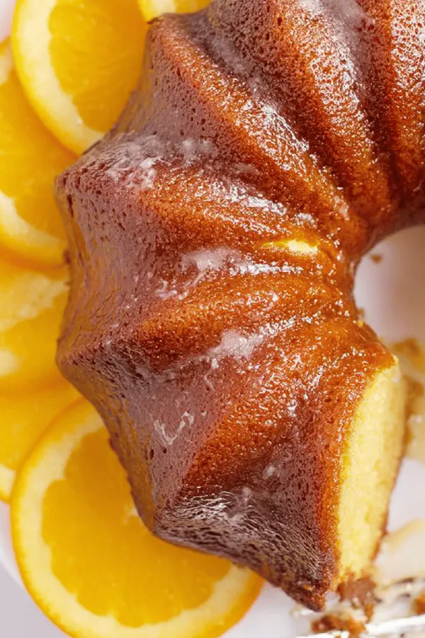 Orange Pudding Cake Twist