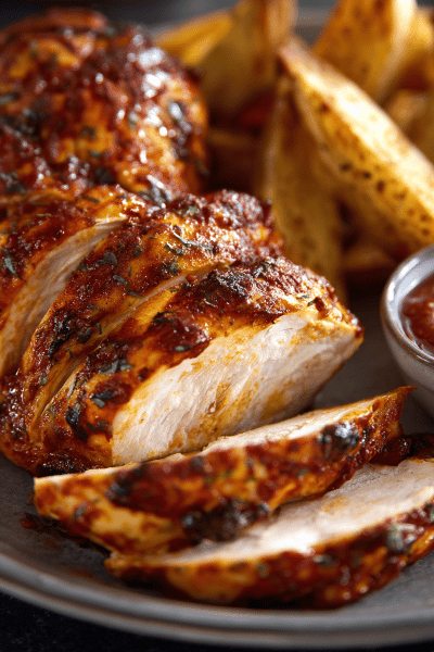 Oven BBQ Chicken Twist