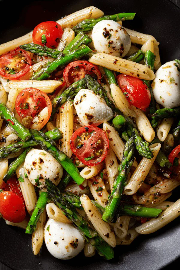 Pasta Salad with Asparagus and Bocconcini