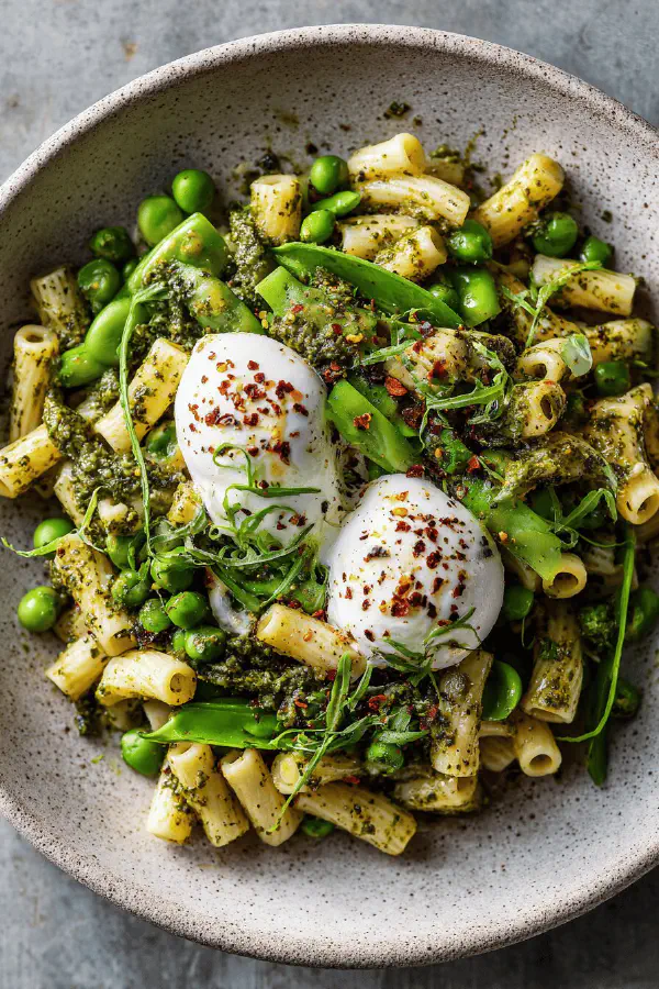 Pasta Salad with Pesto Burrata
