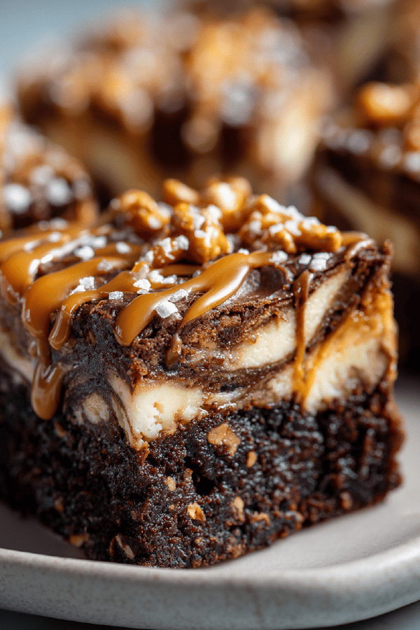 Peanut Butter Swirl Brownies