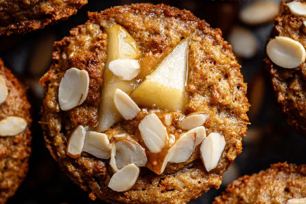 Buckwheat Banana Almond Muffins
