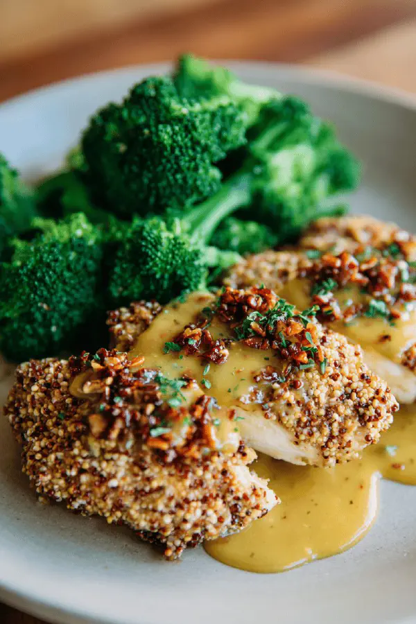 Pine Nut Crusted Chicken