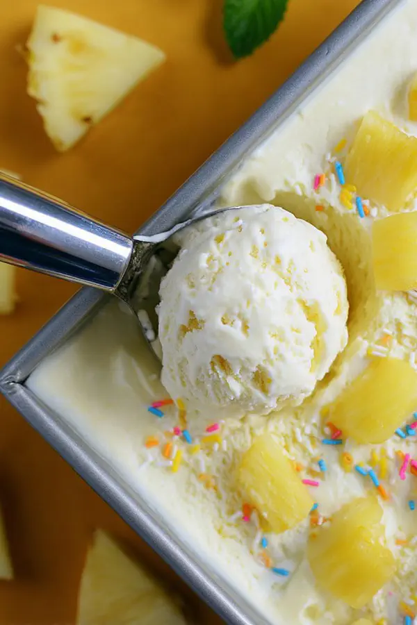 Pineapple Frozen Cream
