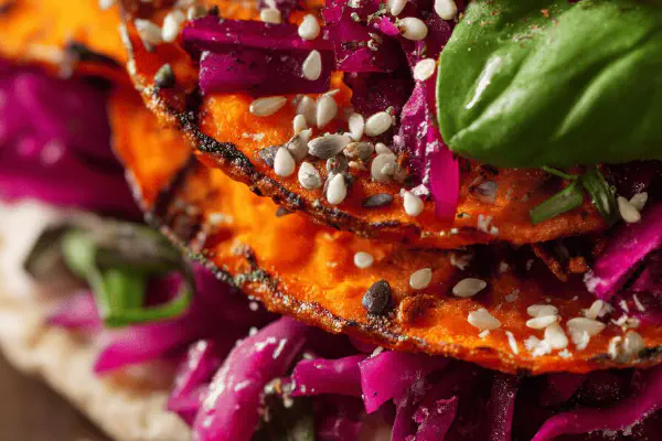 Grilled Veggie Parmesan Spread Sandwiches