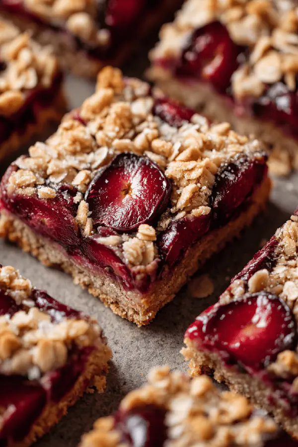 Plum Crumble Bars
