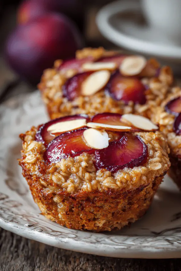 Plum Crumble Cakes