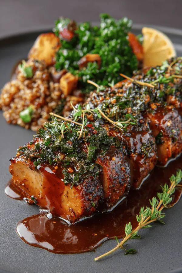 Pork Tenderloin with Molasses and Ginger