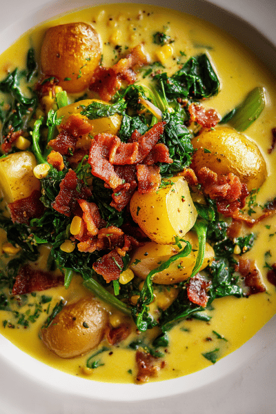 Potato Leek Corn Soup