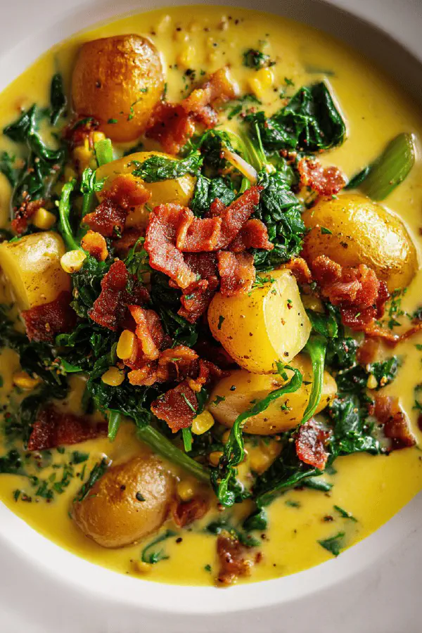 Potato Leek Corn Soup