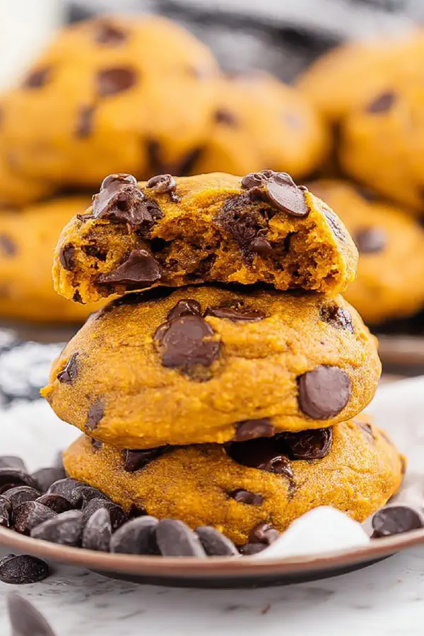 Pumpkin Choc Chip Cookies