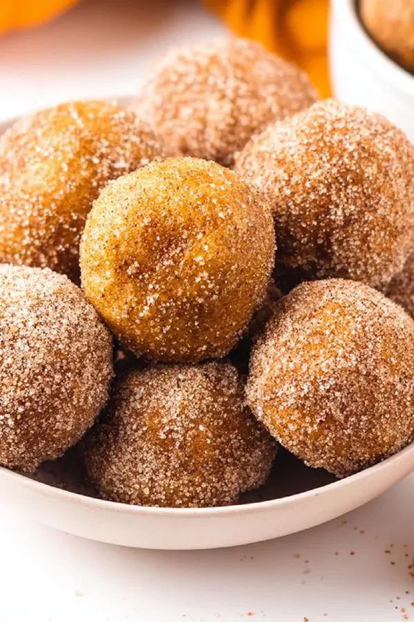 Pumpkin Spice Donut Bites