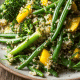 Grilled Romaine Salad Barbecue Style