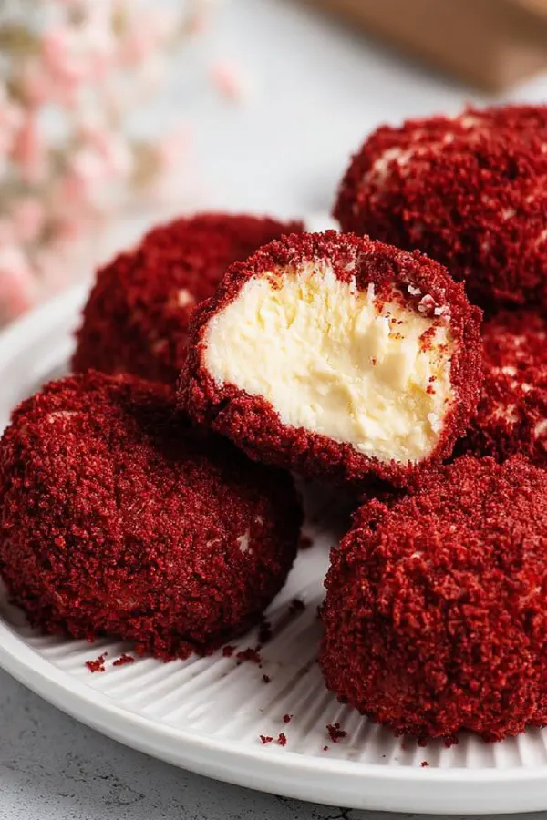 Red Velvet Cheesecake Bites