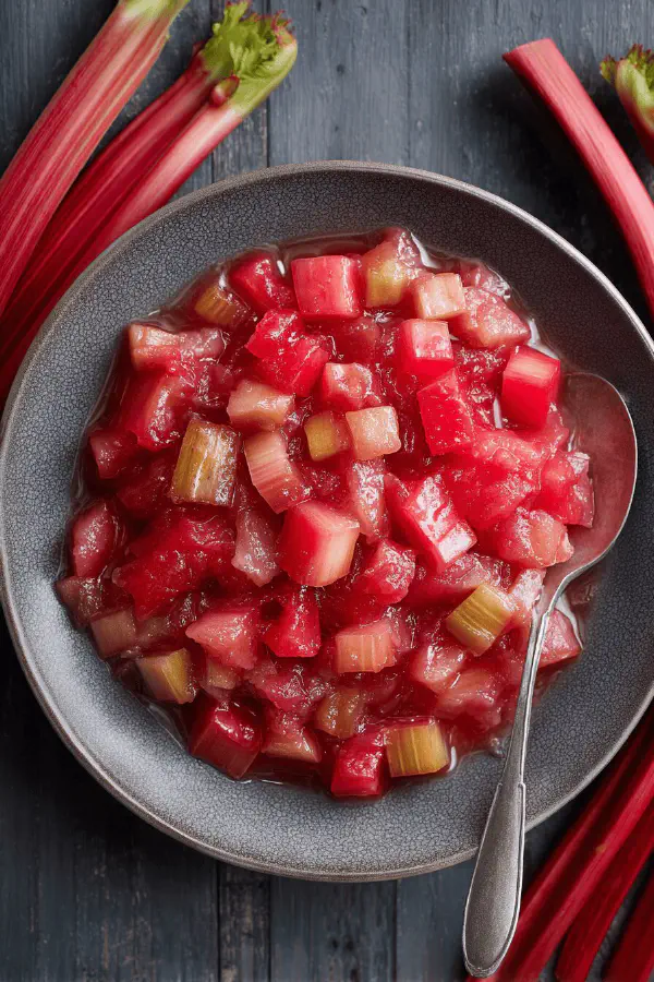 Rhubarb Apple Jam Variation