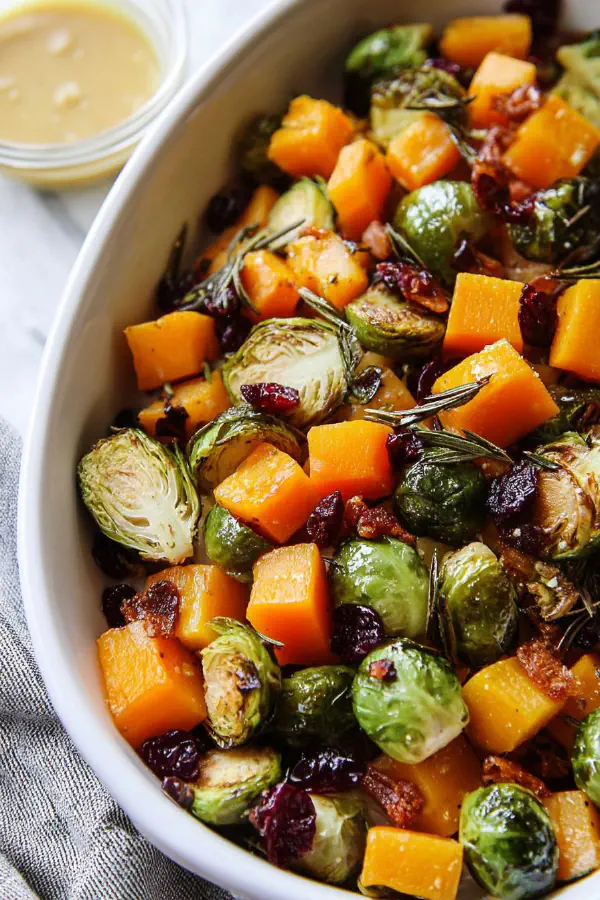 Roasted Brussels Butternut Medley