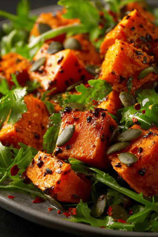 Roasted Sweet Potatoes with Camelina Oil