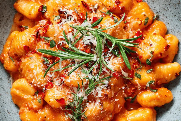 Garlic Cream Linguines Twist