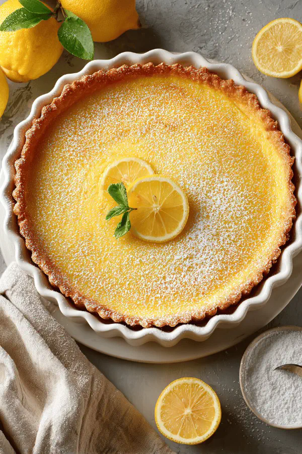 Sablé Tart Crust with Lemon Zest