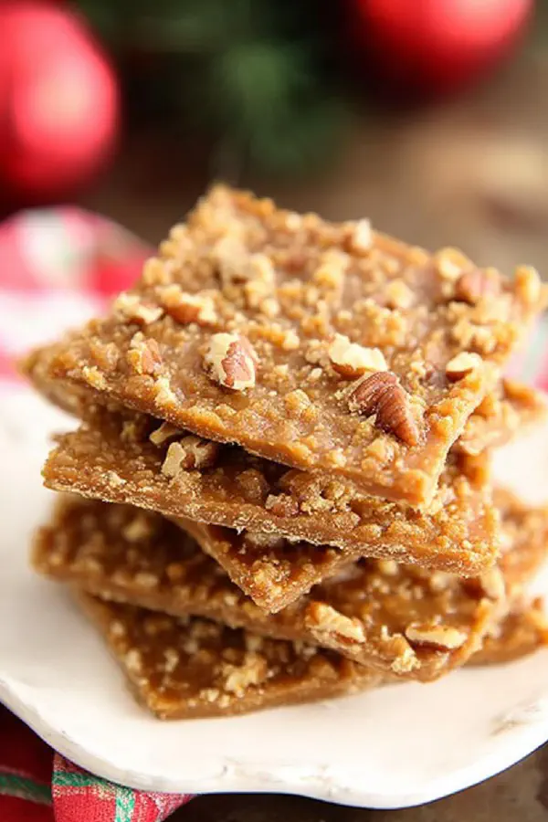 Salted Almond Toffee Crackers