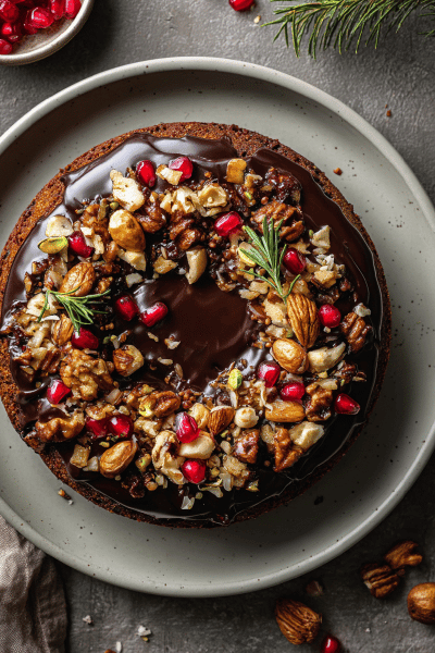 Salted Chocolate Panforte