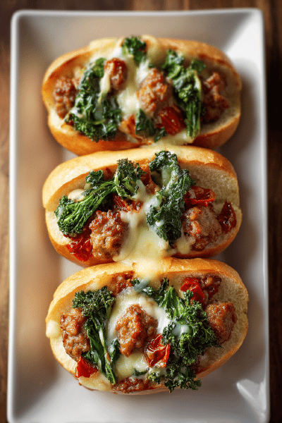 Sausage Rapini Subs
