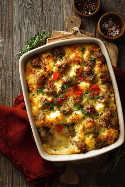Sausage Shepherds Pie