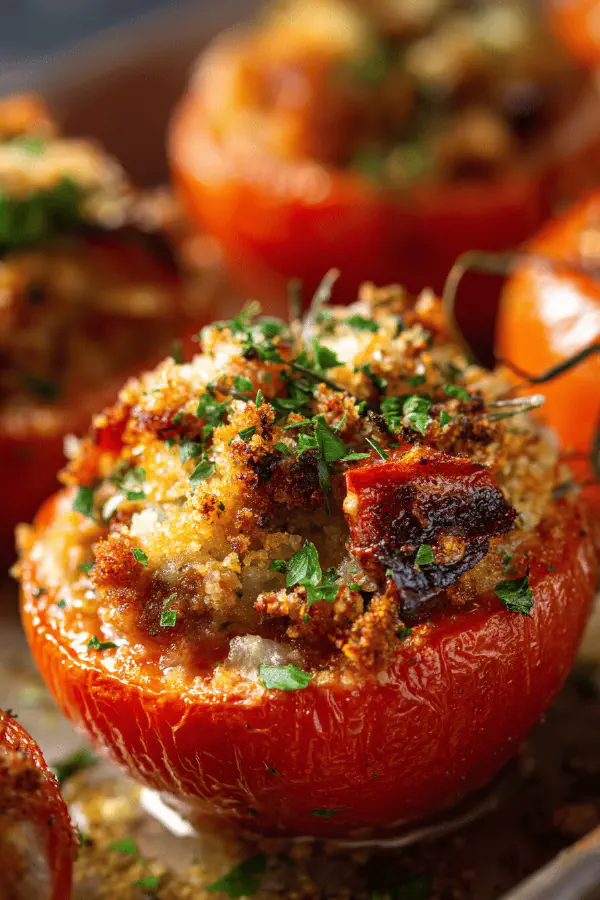Sausage-Stuffed Roasted Tomatoes