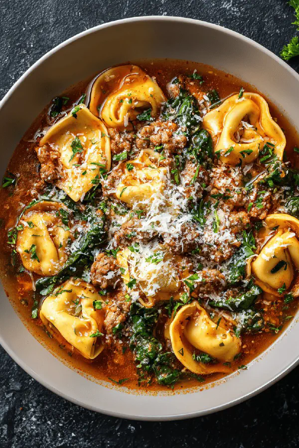 Sausage Tortellini Soup