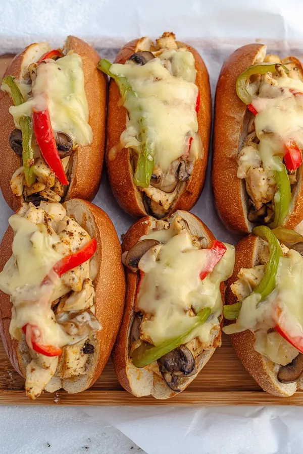 Savory Chicken Cheesesteak