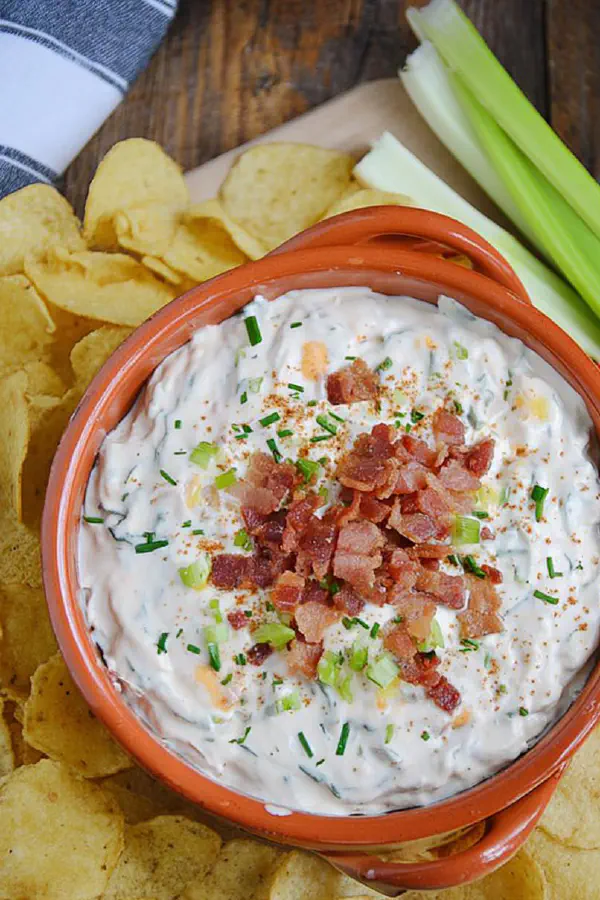 Savory Ranch Bacon Dip