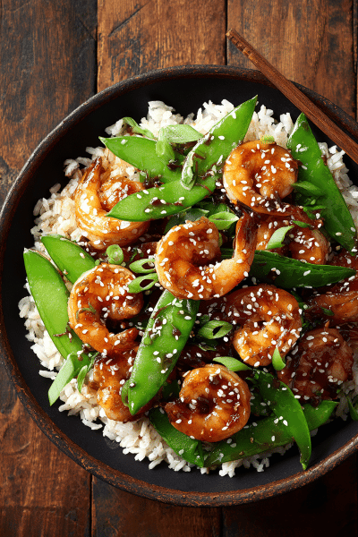 Sesame Shrimp Stir-Fry