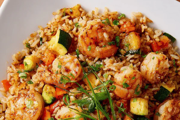 Shrimp and Spiced Sausage Couscous