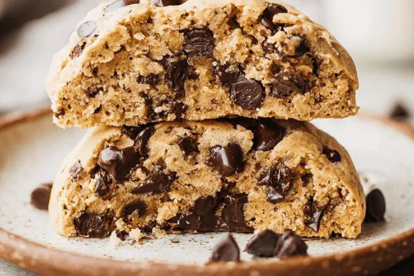 Oat Chocolate Chip Air Fryer Cookies