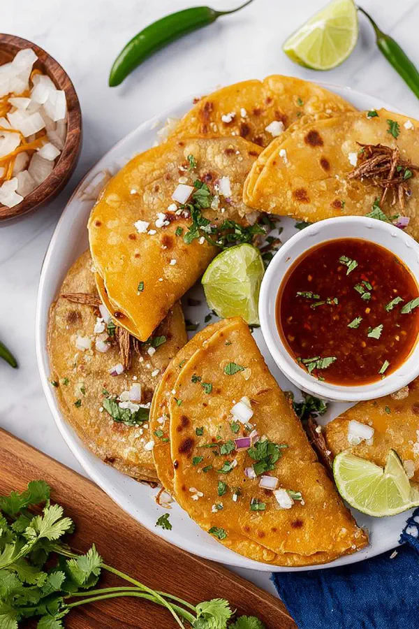 Slow Braised Beef Birria Tacos